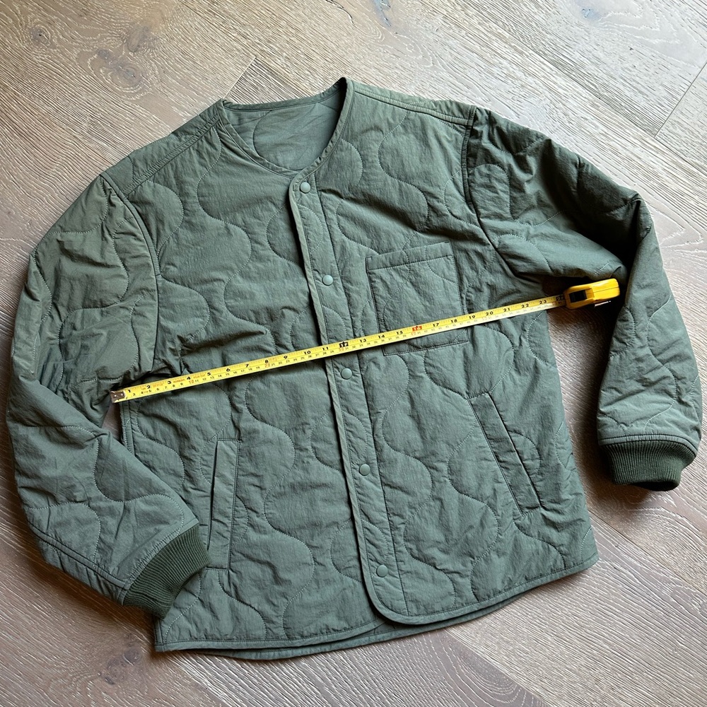 Sezane Men Jacket Light Olive Green Size L